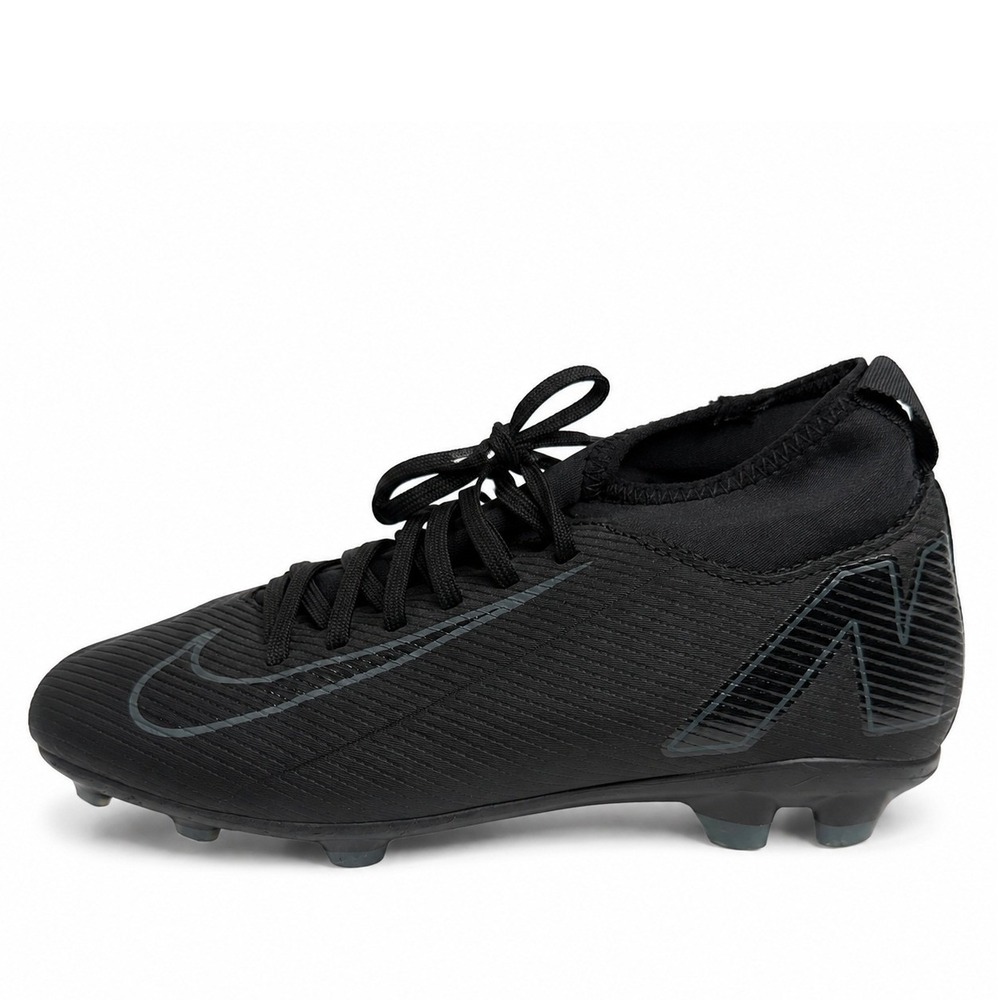 Nike 1.5Y Soccer Cleats Mercurial Black Superfly 10 Club FG Shadow Pack Sports